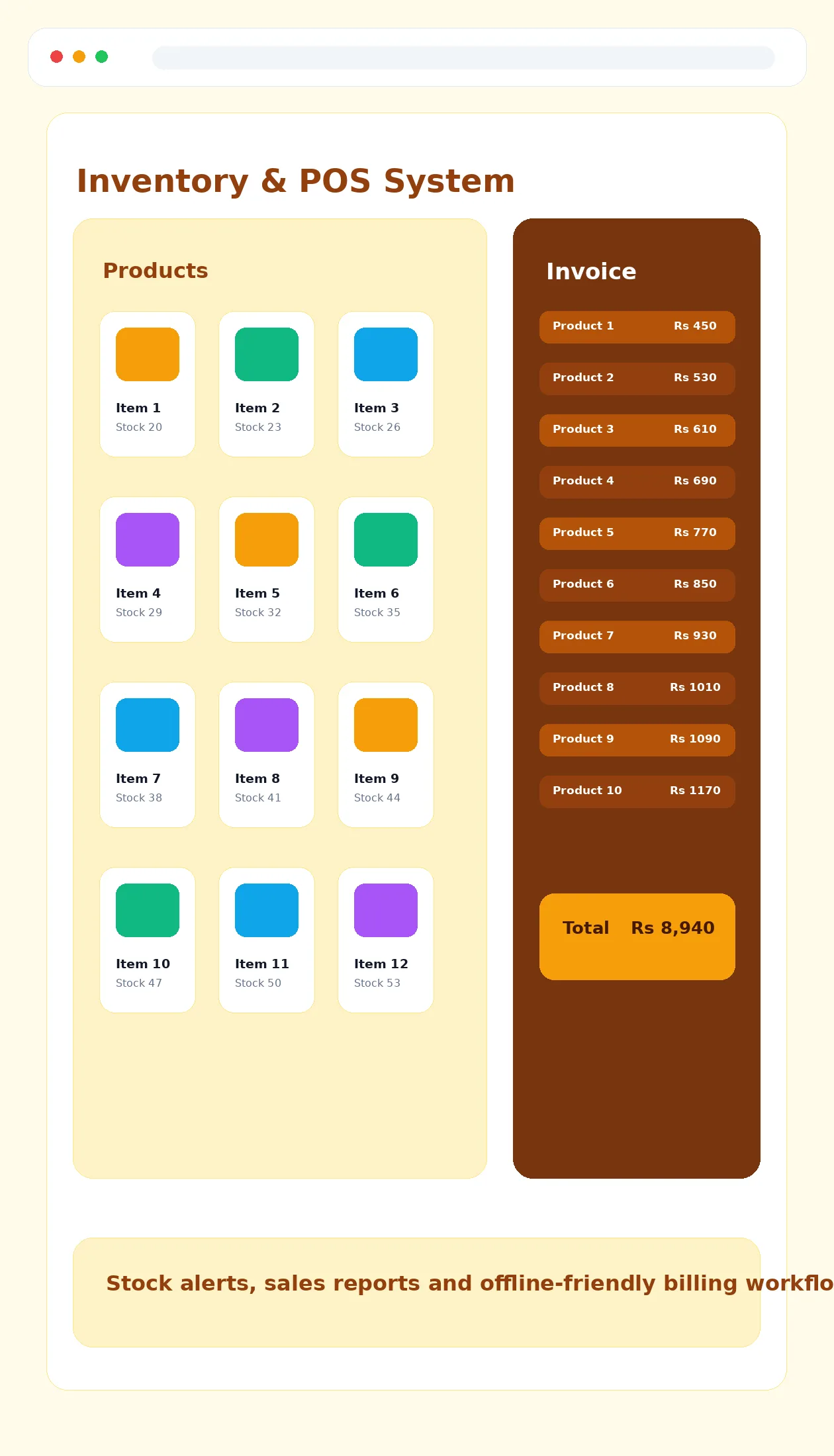 Inventory Full-Stack System scrollable screenshot by AlphaCode