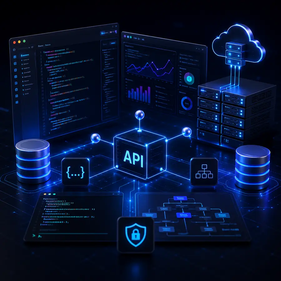 API & Backend Development illustration